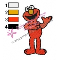 Sesame Street Elmo Embroidery Design 02